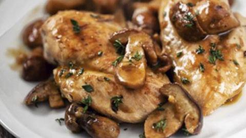 Chicken and Mushroom Salpicao